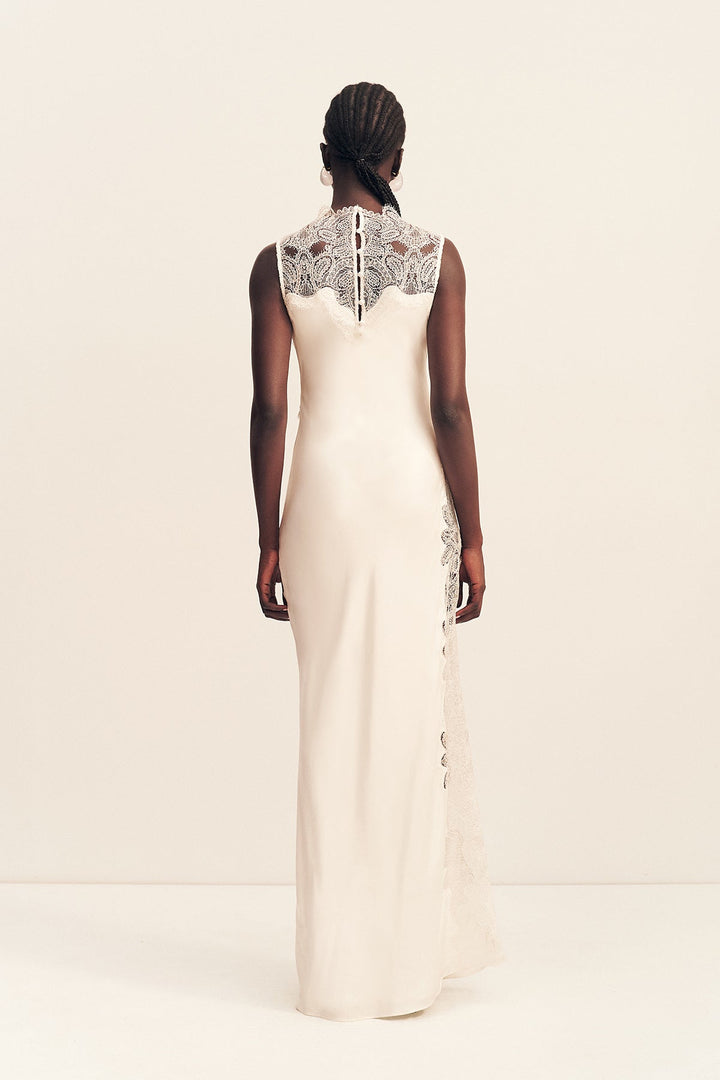 stratus lace high neck maxi dress Girls, help me with my rehearsal dinner dress @Shona Joy stratus lace maxi #bridallooks #rehearsaldinnerdress #shonajoy #shonajoystratuslacedress #sheerdress #fashionadvice #fashionhelp
