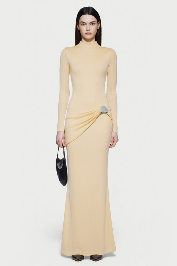 Margsret Form-Fitting Maxi Dress