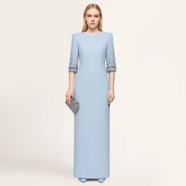 Zyrelia Blue Maxi Dress