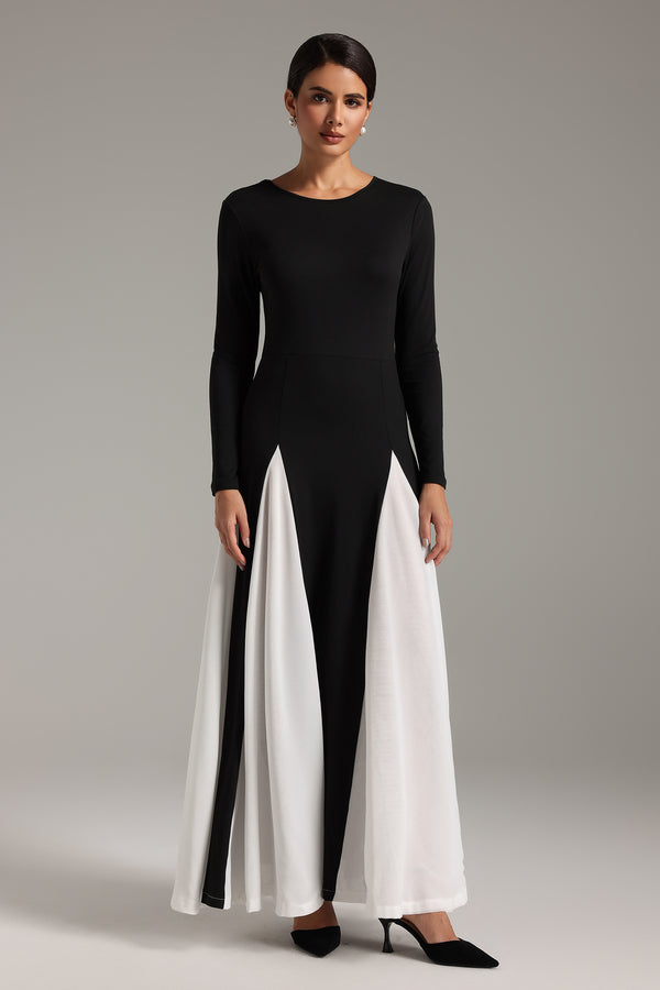 Giacinta Round Neck Maxi Dress