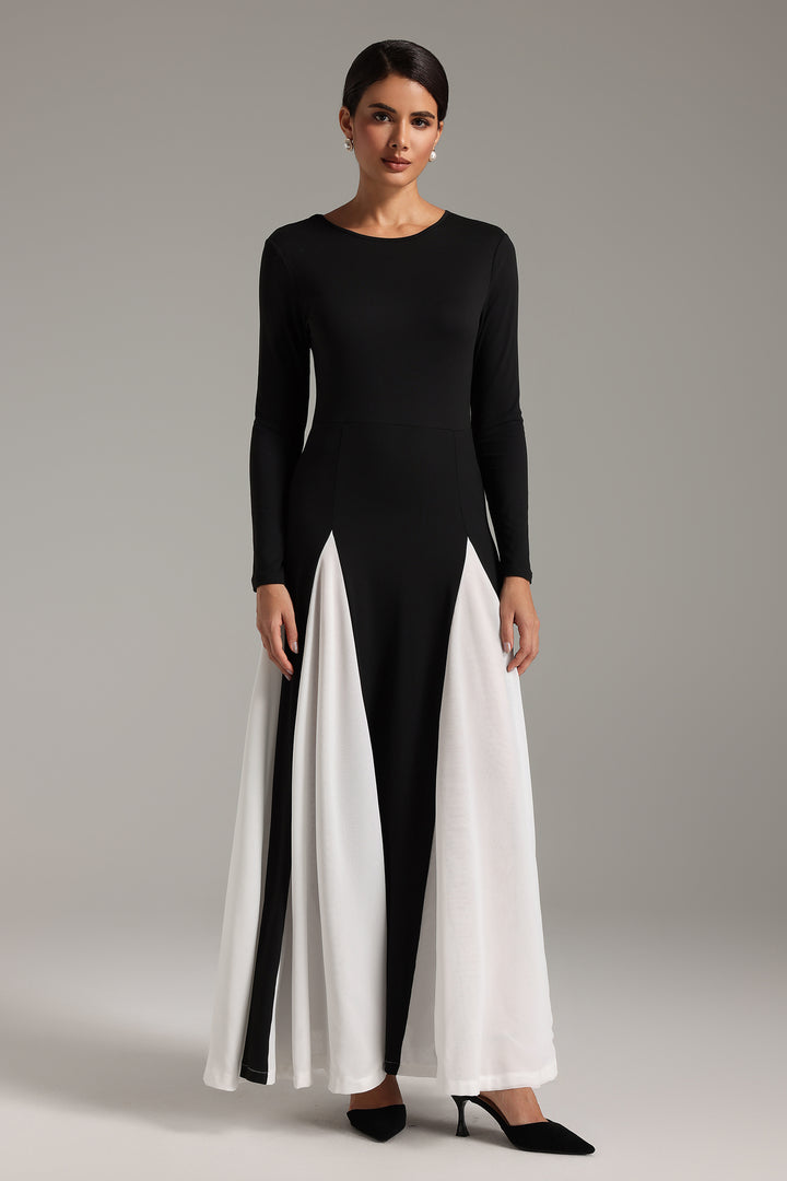 Giacinta Round Neck Maxi Dress
