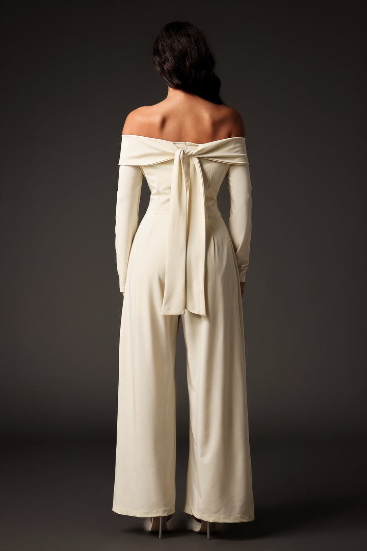 Lucifa One Shoulder Long Sleeves Jumpsuit