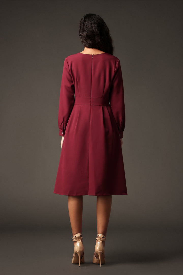 Valor Long Sleeves Maxi Dress
