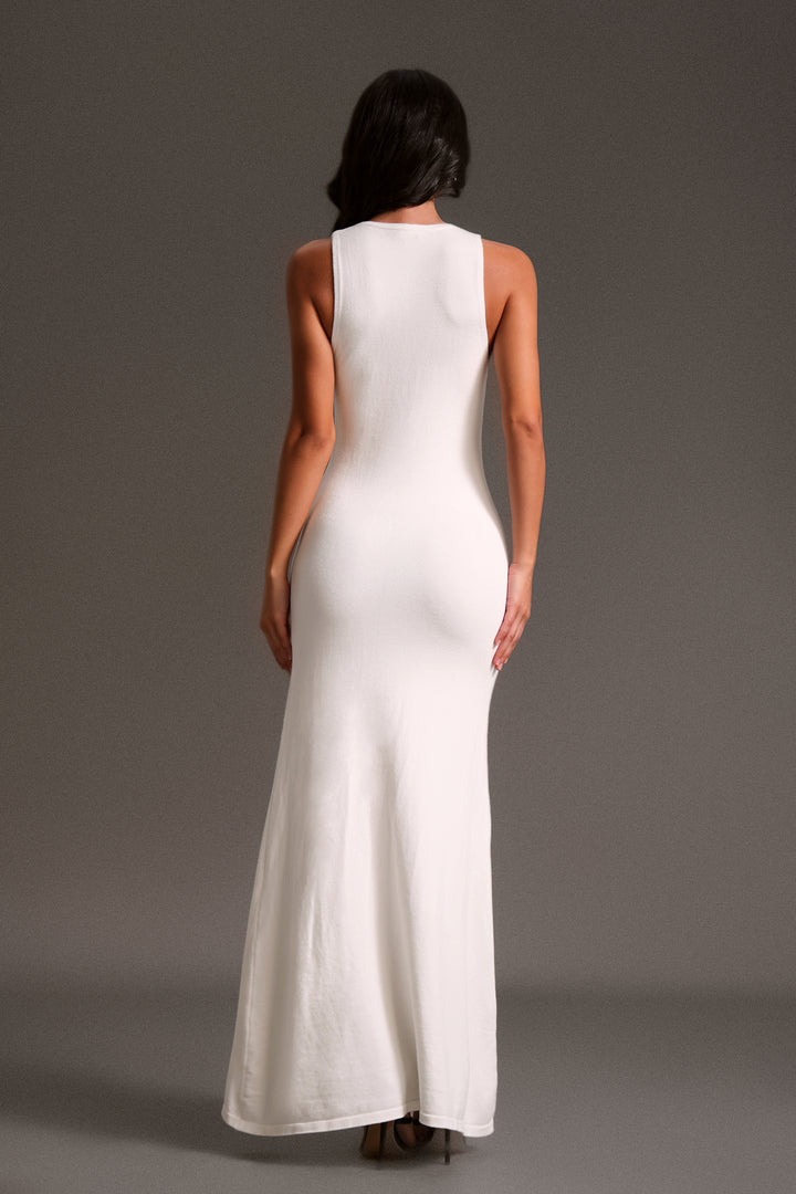 Rahan Sleeveless High Slit Maxi Dress
