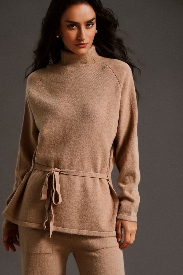 Zico High Neck Long Sleeves Straps Two-Piece Set