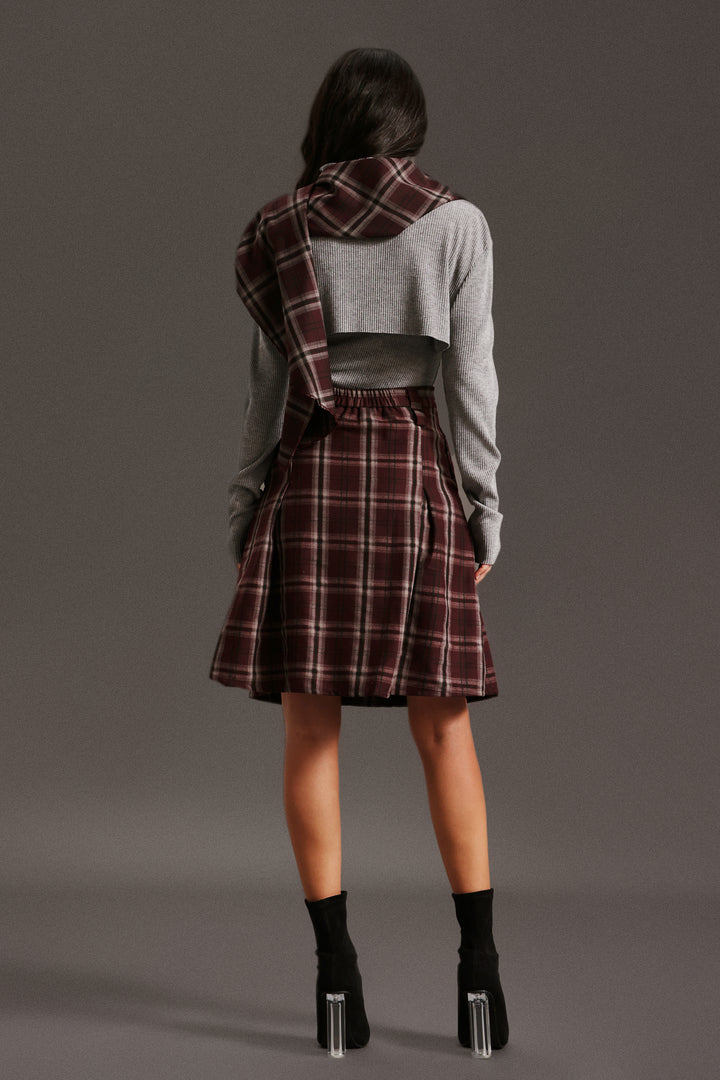 Magdalena High Neck Long Sleeves Two-Piece Set
