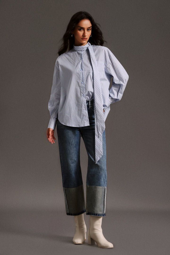 Sabryn Long Sleeves Straps Blouse