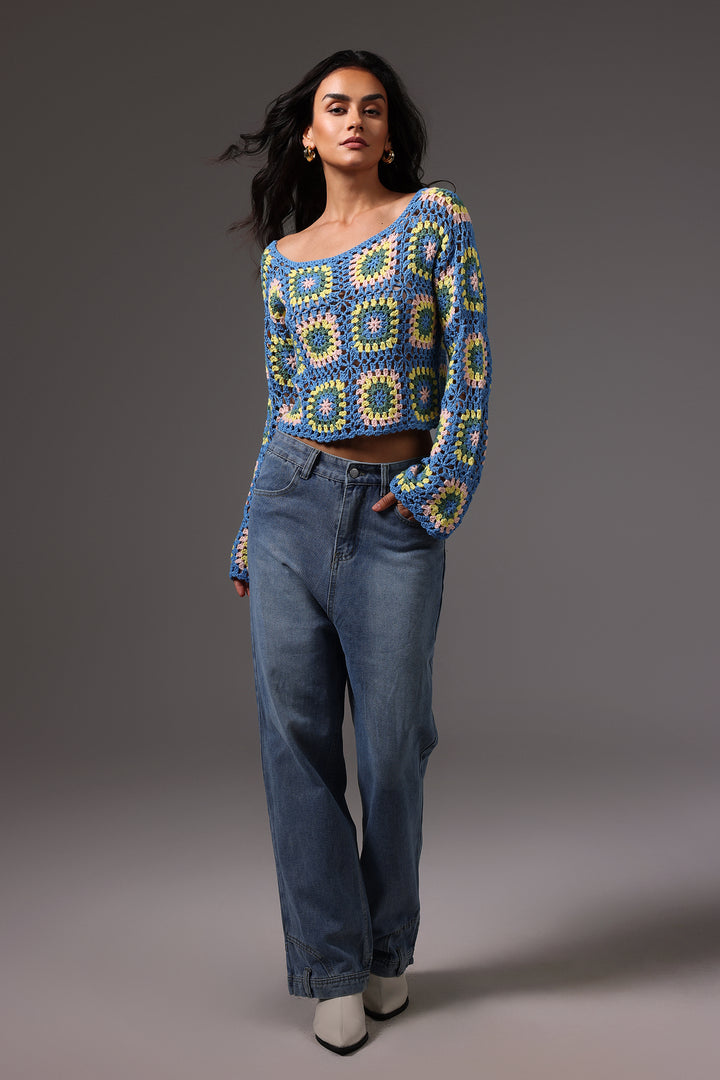 Hazel Inversion Maxi Denim Pants
