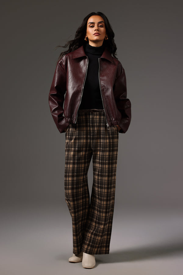 Ninao Tartan Maxi Pants