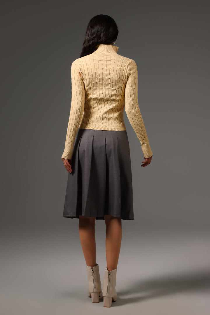 Zerasa Choker  Long Sleeves Sweater