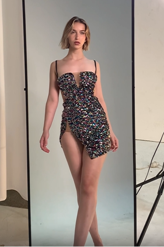 Rue Sequin Mini Dress