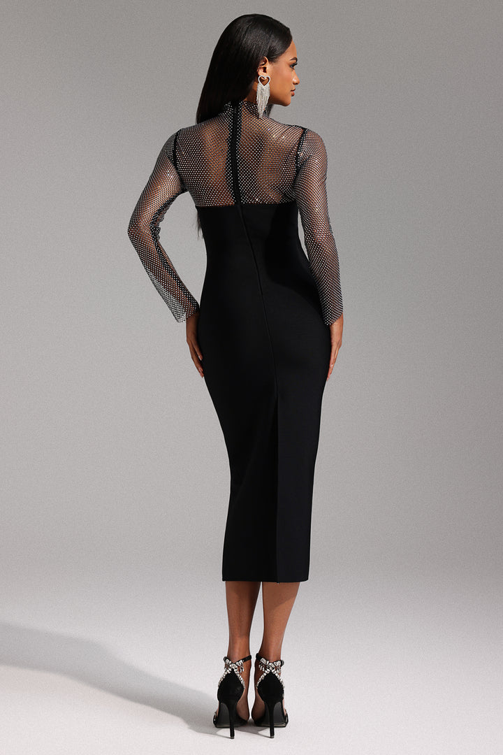 Emmi Long Sleeve Bandage Maxi Dress
