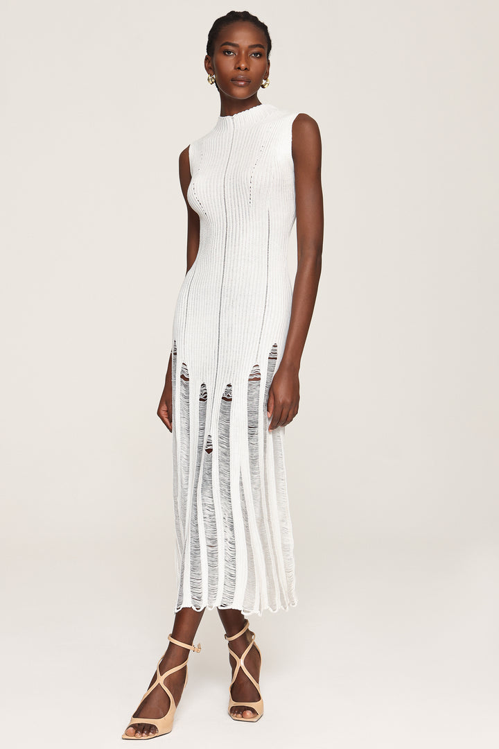 Zaina Sleeveless Hollow Out Maxi Dress