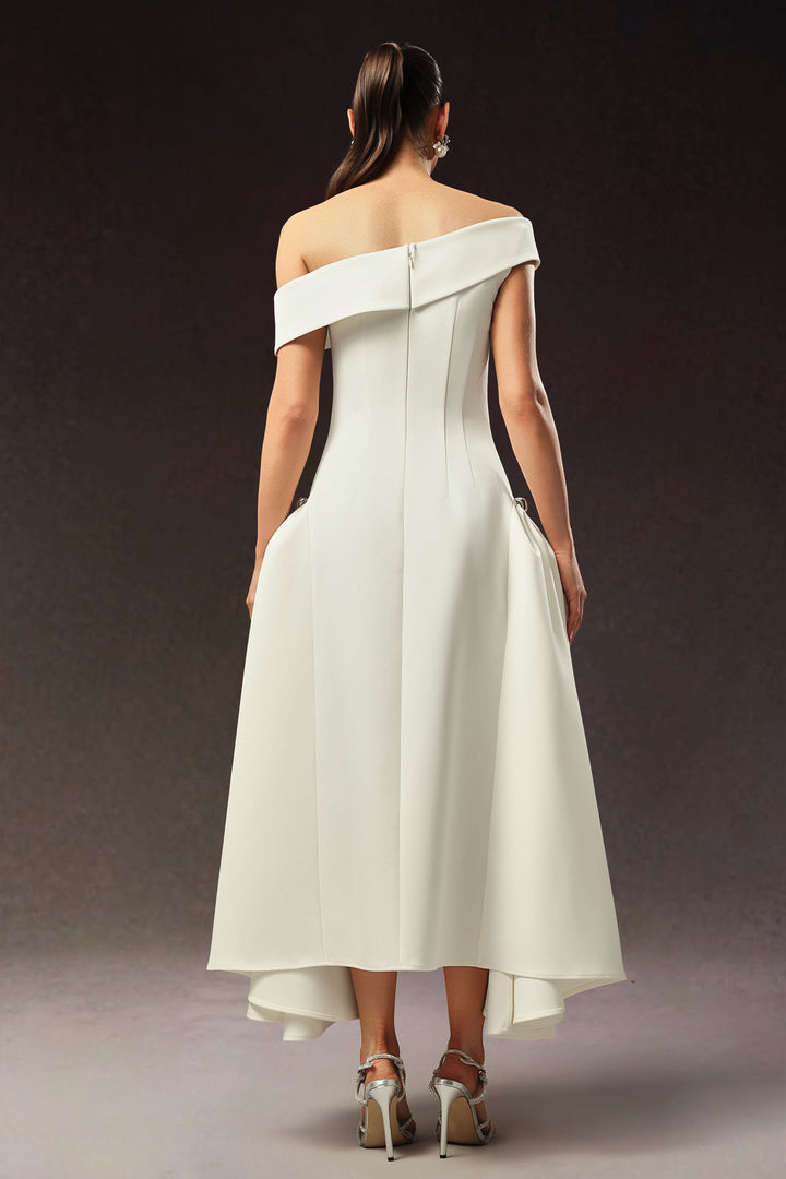 Kasa Off The Shoulder Sleeveless Maxi Dress