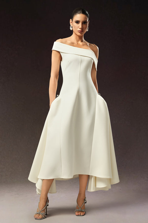 Kasa Off The Shoulder Sleeveless Maxi Dress