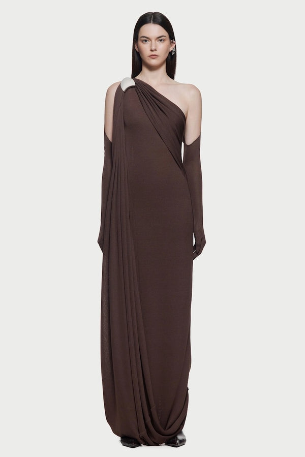 Lucian One Shoulder Infinite Maxi Dress
