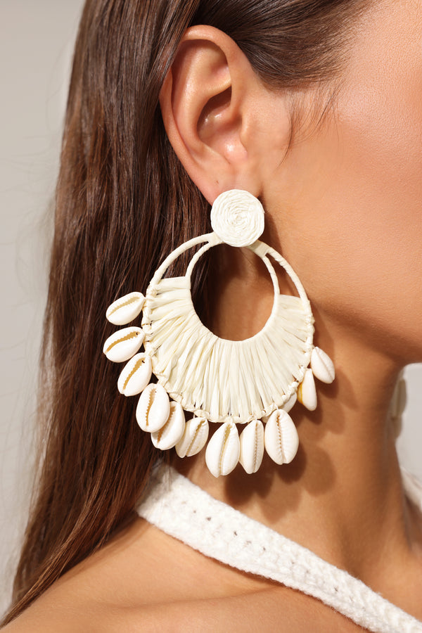 Zalea Seashell Weaving Earrings