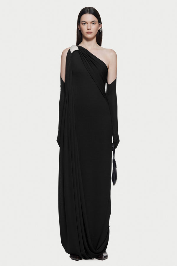 Lucian One Shoulder Infinite Maxi Dress