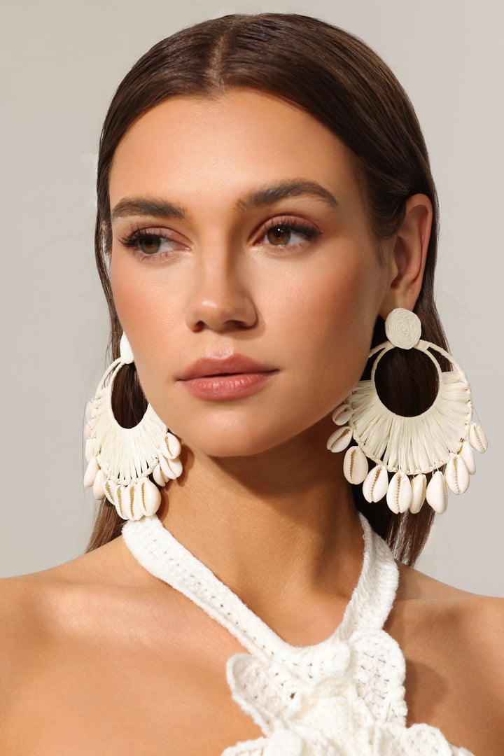 Zalea Seashell Weaving Earrings