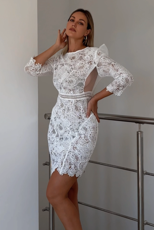 Angelica Lace Midi Dress