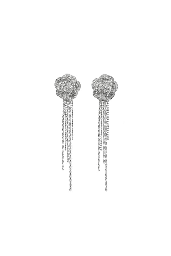 Meryl Rose Tassel Earrings