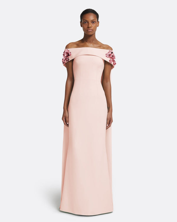 Arabella Harness With Soshin Dress in Pale Pink