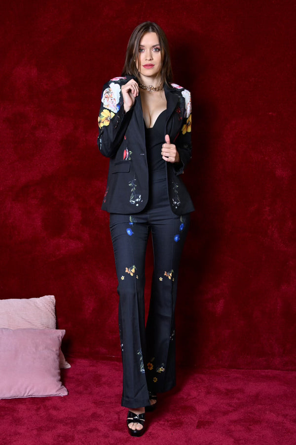 Martha Printed Blazer Set