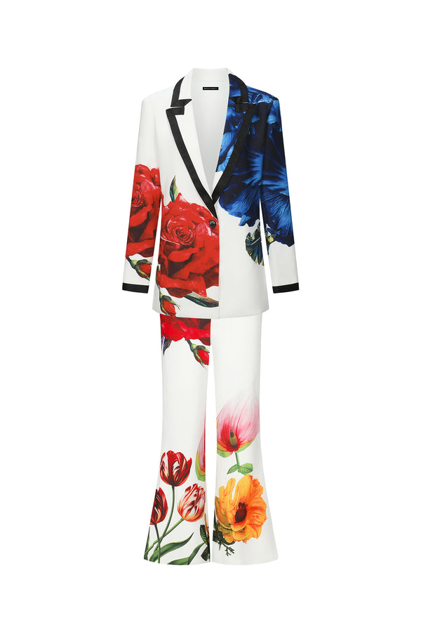 Guga Floral Printed Blazer Set - Floral