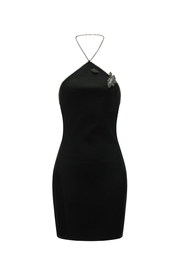 Evanfeline Halterneck Bandage Mini Dress