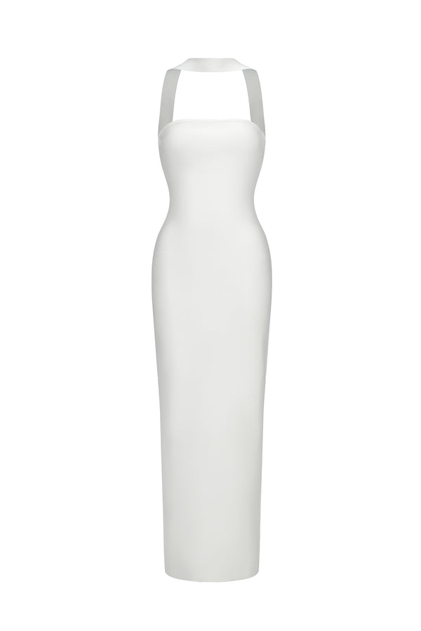 Naima Sleeveless Slit Bandage Maxi Dress
