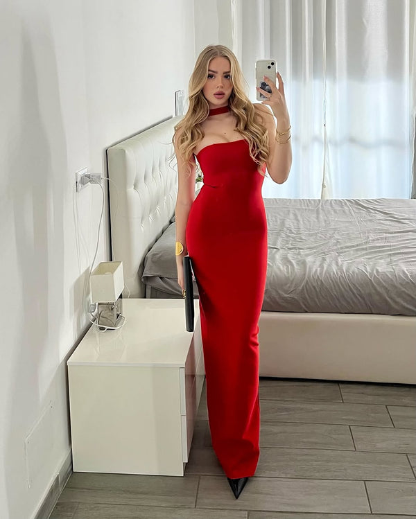 Rosee Sleeveless Bandage Midi Dress