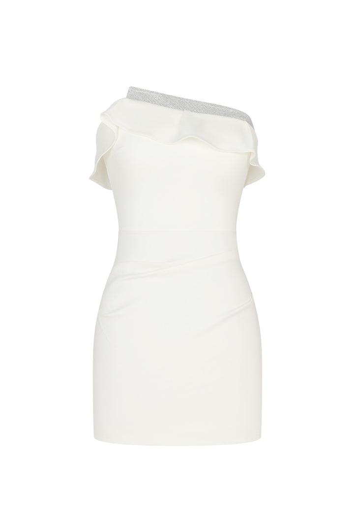 Madelynn Strapless Diamond Mini Dress