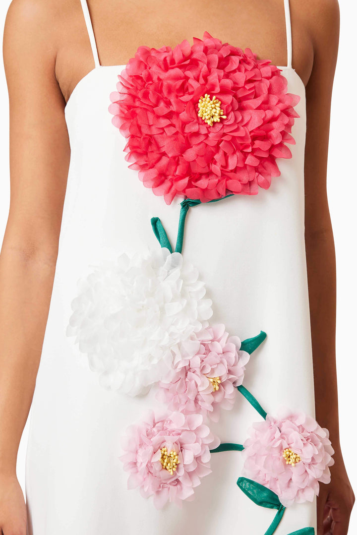 buttercup embroidered maxi dress in white Buttercup Embroidered Maxi Dress In Blue JWISI