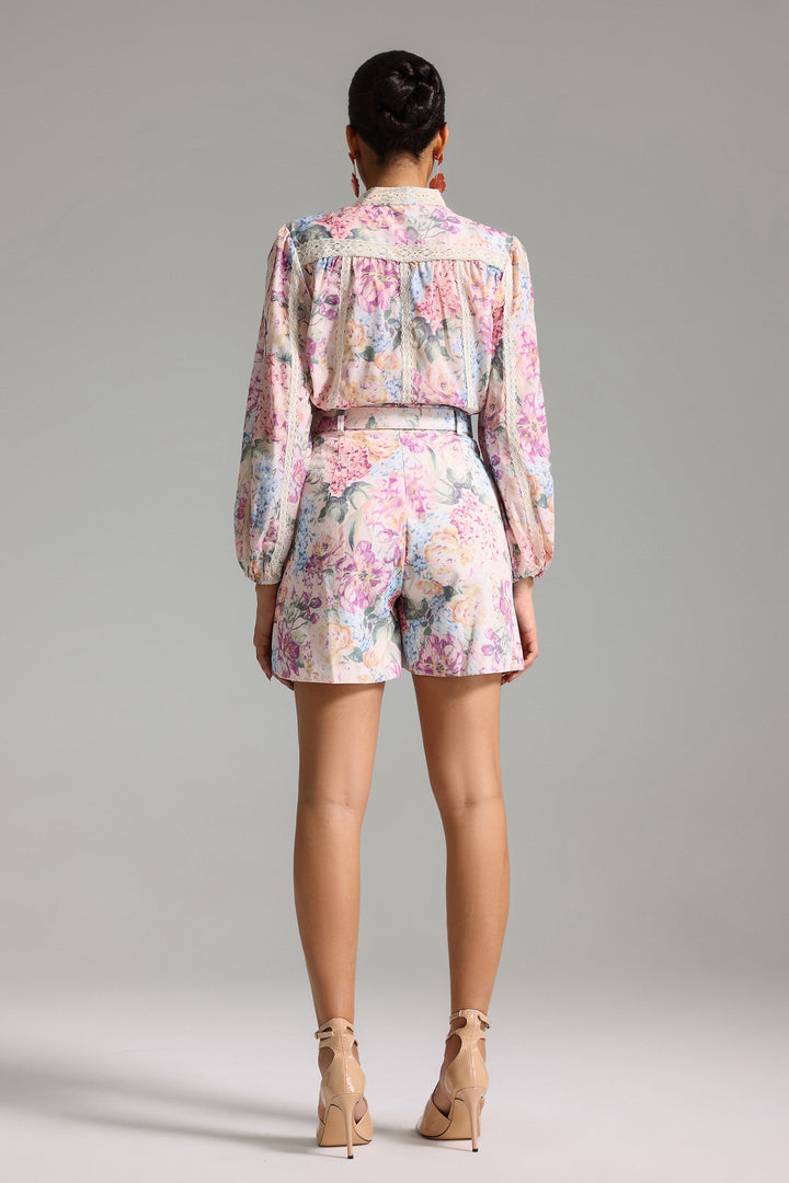 Hatsie Lace Floral Set