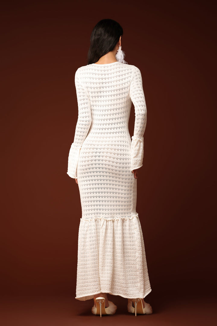 Lilya Hollow Long Sleeves Maxi Dress