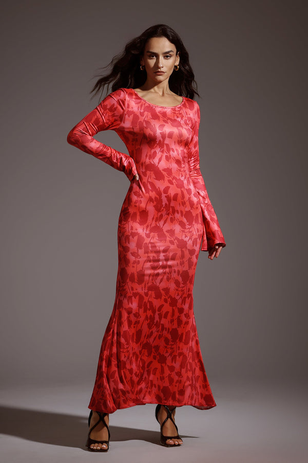 Ralaya Flare Sleeves Maxi Dress
