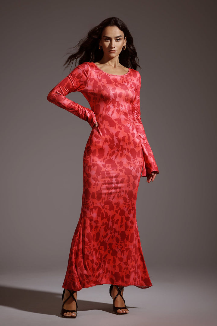 Ralaya Flare Sleeves Maxi Dress