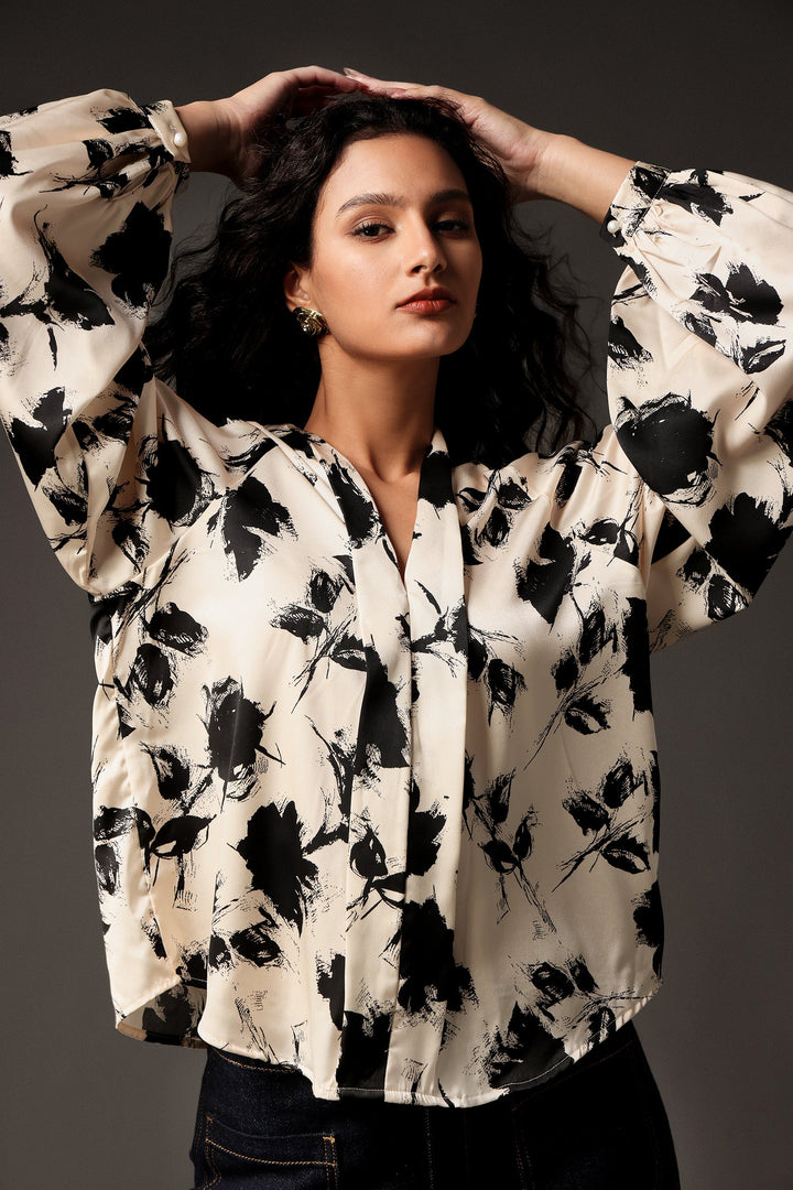 Yahir V-neck Blouse